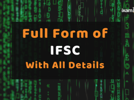 Full Form of IFSC With all details