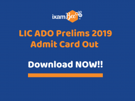 LIC ADO Prelims Admit Card Released