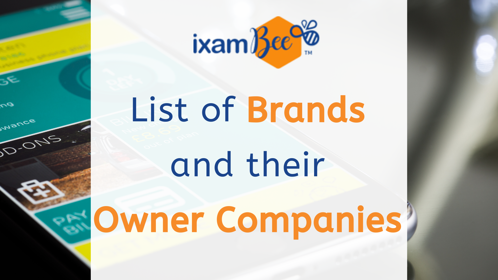 Brands That Are Owned by : List