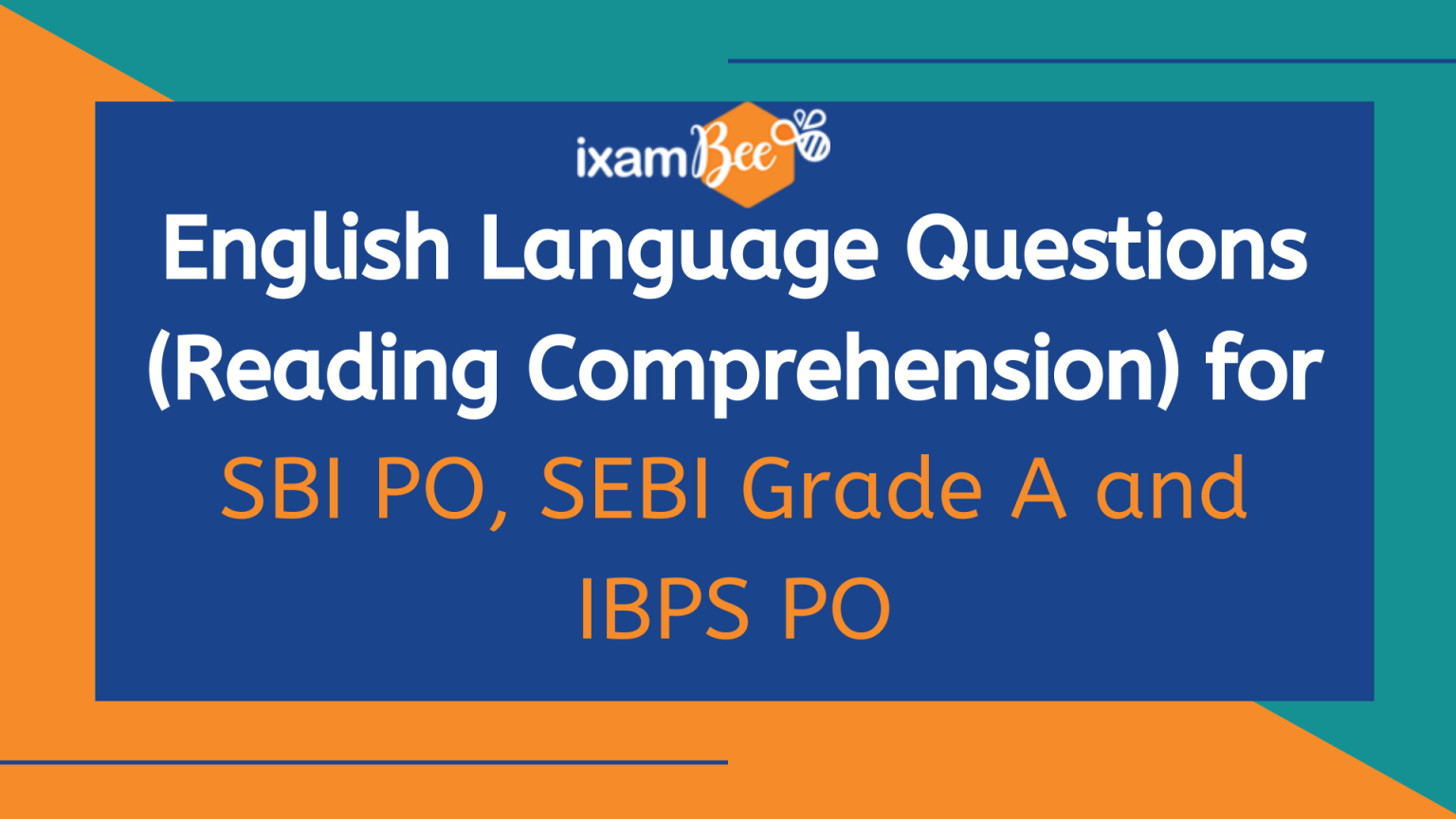 English Reading Comprehension Questions with Answer for IBPS PO, SBI PO ...