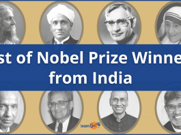 List of Nobel Prize Winners from India. Trivia and More.