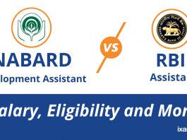 NABARD Development Assistant vs RBI Assistant