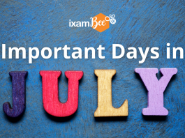 Important Days in July.