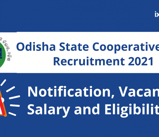 Odisha State Cooperative Bank Recruitment 2021