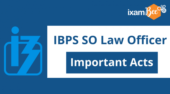 IBPS SO Law Exam Important Acts