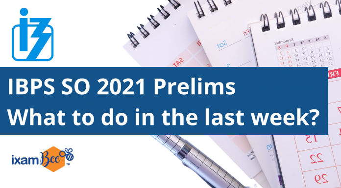 IBPS SO 2021 Prelims