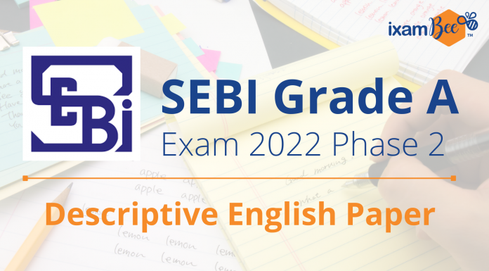 SEBI Grade A 2022 Descriptive English