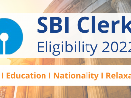 SBI Clerk Eligibility 2022