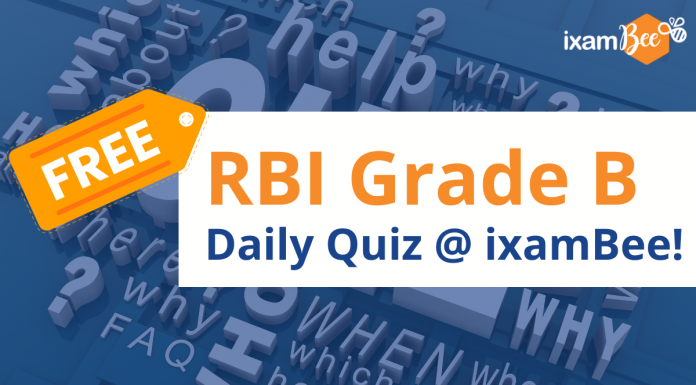 RBI Grade B Daily Quiz