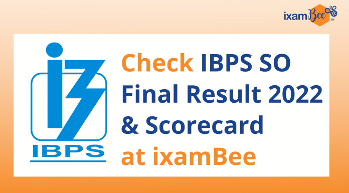 IBPS SO Final Result 2022 Out: Check Specialist Officer Result & Scorecard IBPS SO Final Result 2022