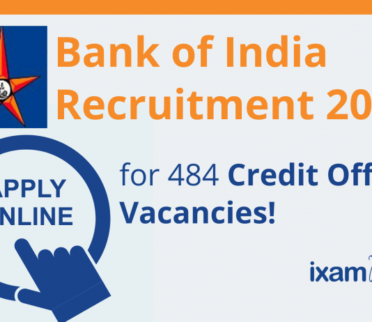 Bank of India Recruitment 2022: Apply Online for 484 Credit Officer Vacancies!
