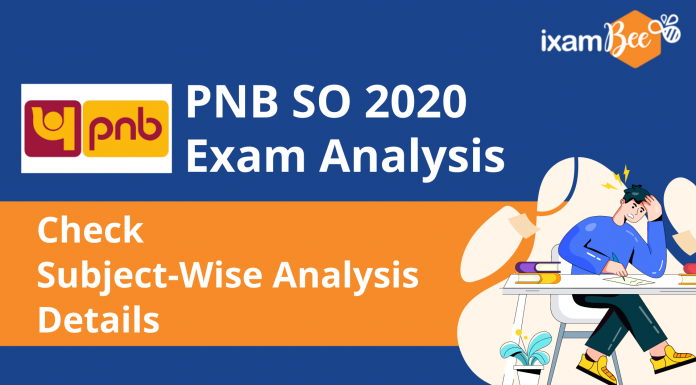 PNB SO 2020 Exam Analysis: Check Subject-Wise Analysis Details PNB SO 2020 Exam Analysis