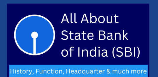 Introduction to SBI, state bank of india, history of state bank of india, Logo of sbi