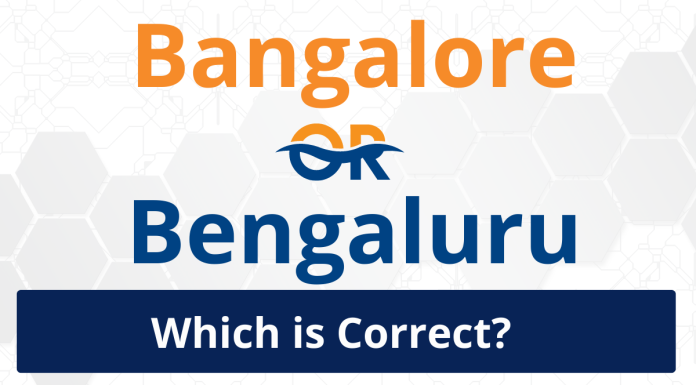 What is the correct name; Bangalore or Bengaluru?