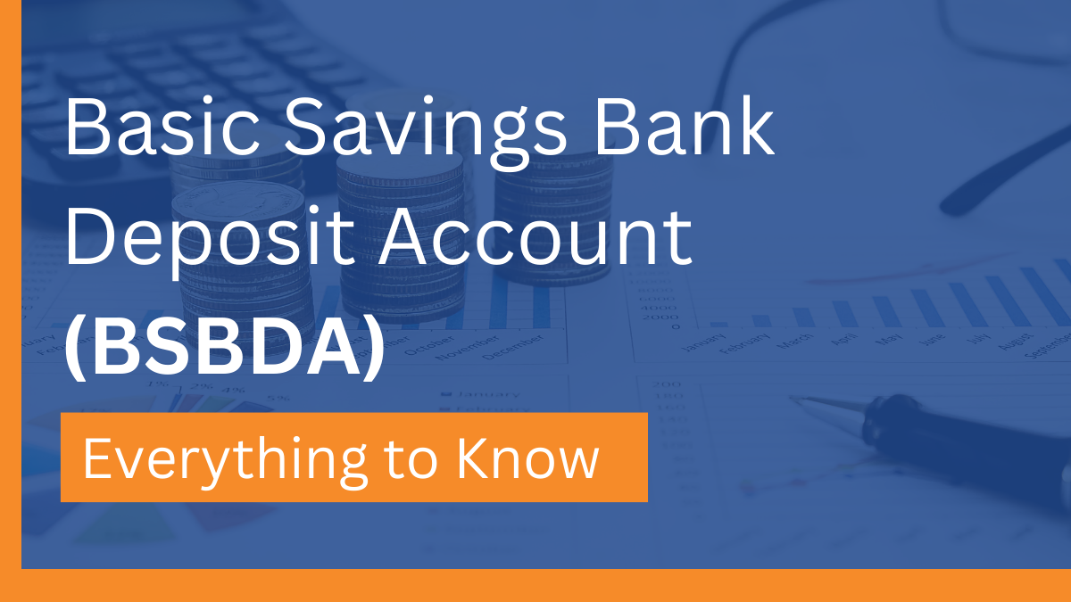 About Basic Savings Bank Deposit Account (BSBDA)