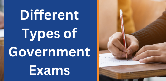 different types of government job exams