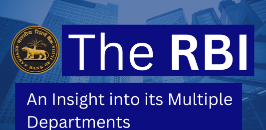 RBI and its Departments, Departments of RBI