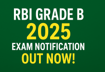 RBI Grade B Exam 2025