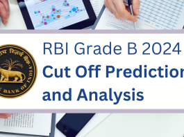 RBI Grade B cutoff prediction