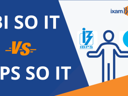 SBI SO IT vs IBPS SO IT