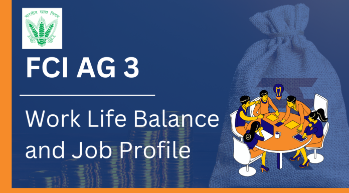 FCI AG 3 Work Life Balance and Job Profile FCI AG 3 Work Life Balance and Job Profile
