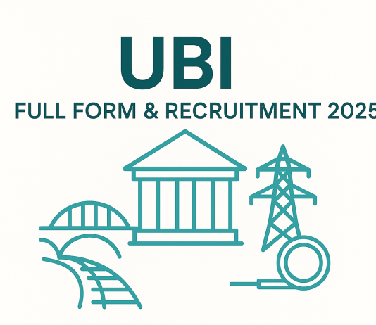 UBI SO full form and recruitment