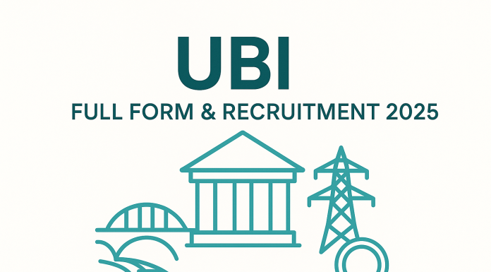 UBI Full Form and 2025 Recruitment UBI SO full form and recruitment
