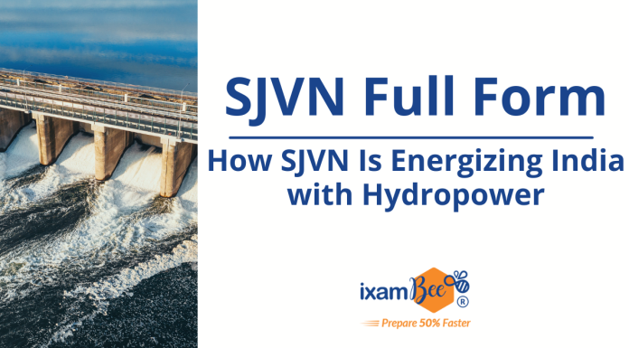 SJVN Full Form: How SJVN Is Energizing India with Hydropower SJVN Full Form