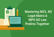 Mastering NICL AO Legal Mains & IBPS SO Law Prelims Together IBPS SO and NICL AO