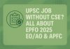 UPSC Job Without CSE ? All About EPFO 2025 EO/AO & APFC UPSC EPFO 2025