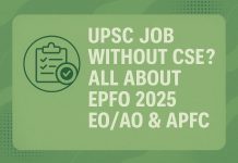 UPSC Job Without CSE ? All About EPFO 2025 EO/AO & APFC  UPSC EPFO 2025