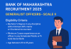 Bank of Maharashtra Hiring Generalist Officers – Scale II (2025–26) Bank of Maharashtra Hiring Generalist Officers – Scale II (2025–26)