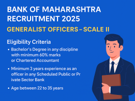 Bank of Maharashtra Hiring Generalist Officers – Scale II (2025–26)