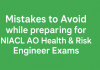 Mistakes to Avoid while Preparing for NIACL Health & Risk Engineer Exams  NIACL AO Health & Risk Engineer Exams