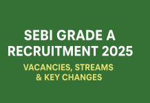 SEBI Grade A Recruitment 2025 : Vacancies, Streams & Key Changes SEBI Grade A Recruitment 2025