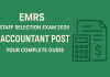 EMRS Accountant Exam 2025