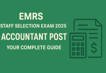 EMRS Staff Selection Exam 2025: Accountant Post – Your Complete Guide EMRS Accountant Exam 2025